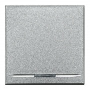 Axolute Клавиши без символов - 1 функция, 2 модуля, цвет алюминий