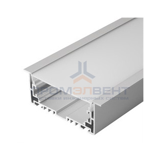 Профиль с экраном S2-LINIA94-F-2500 ANOD+OPAL