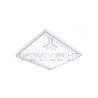 Светодиодный светильник "ВАРТОН" офисный накладной 595*595*50 мм 36 ВТ 6500К с функцией аварийного освещения класс защиты IP40