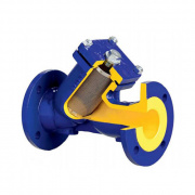 Фильтр грубой очистки Zetkama 821A - Ду50 (ф/ф, PN16, Tmax 300°C, сетка 1000 мкм)