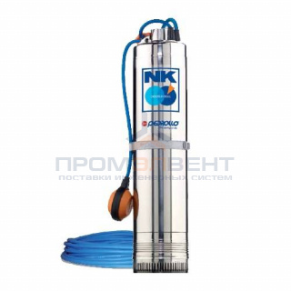Насос колодезный Pedrollo NKm 2/2 GE-N (0,37 кВт, Qmax 80 л/мин, Hmax 32 м, 1x230В, с поплавком)