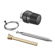 Головка термостатическая Oventrop Tri-D - M30x1.5 (40-70°C, с погружным датчиком 5 м., цвет  черный)