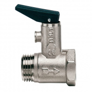 Клапан предохранительный для водонагревателей ITAP 367 - 1/2" (НР/ВР, Tmax 120°C, Рн 8.5, с ручкой)