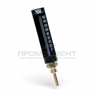 Термометр спиртовой WATTS MTG - 1/2" (шкала 0-160 °C, длина погружной трубки 50 мм)