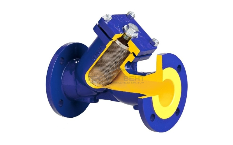 Фильтр грубой очистки BROEN V821 - Ду50 (Фланец/Фланец, PN16, Tmax 300°C)