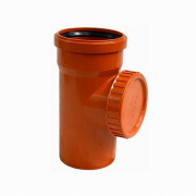 Ревизия с крышкой для наружной канализации СИНИКОН UNIVERSAL - 110