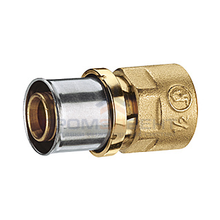 Переход на внутреннюю резьбу Giacomini RM109 - 20x2.0 x 3/4" (прессовой, для металлопластик.труб)