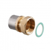 Переход на накидную гайку Oventrop Cofit P - 20x2.5 x 1/2" (прессовой, бронза)