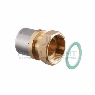 Переход на накидную гайку Oventrop Cofit P - 63x6.0 x 2"3/8 (прессовой, латунь)