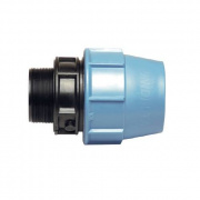 Переход на наружную резьбу UNIDELTA 1003 - 90 x 4" (винтовой, для труб ПНД, резьба пластиковая)