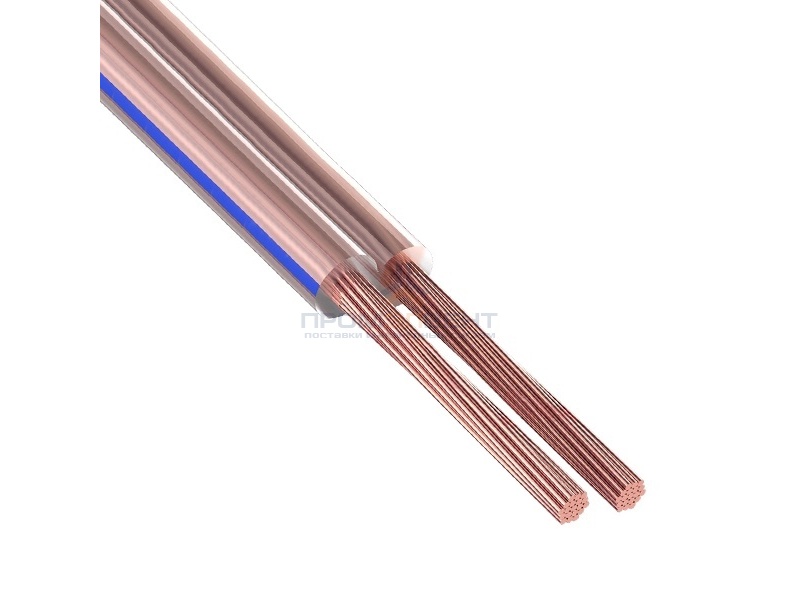 Кабель акустический 2х6,0 PROconnect BLUELINE прозрачный