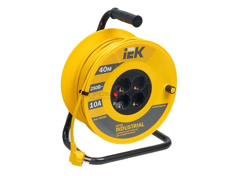 Удлинитель на катушке IEK 
