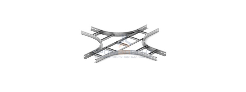 Крестообразный разветвитель для лестничного лотка НЛО 500х100х3000 OSTEC