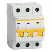Автоматический выключатель ВА47-29 3Р 32А 4,5кА характеристика D ИЭК (автомат)