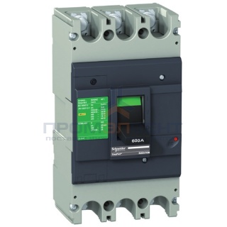 Автоматический выключатель Schneider Electric EZC630N 600A 36кА/415В 3П3Т (автомат)