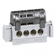Клеммник Legrand черный 4х1.5-16мм2